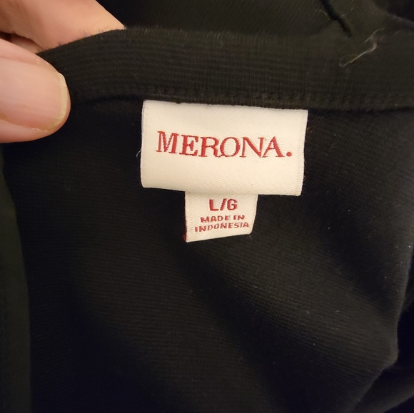 Merona, blackless sleeveless knit dress. Size L - Picture 3 of 4